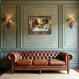 Stunning Oleograph on Canvas of Sheep at Twilight after Farquharson