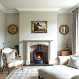 Fine Oleograph on Canvas - Dapple Gray Horse in a Wooded Landscape aft. Ferneley