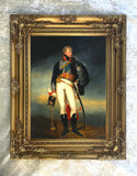 Duke of Cumberland in Light Dragoon Uniform - Fine Portrait Oleograph on Canvas