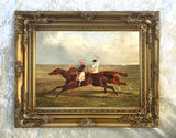 Fine Oleograph on Canvas - Priam Winning at Newmarket 1831