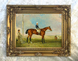 Fine Oleograph on Canvas of the Bay Racehorse "Mameluke" aft. Benjamin Marshall