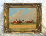 Fine Oleograph on Canvas of the 1820 St.Leger won by "Colonel"