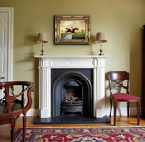 Fine Oleograph on Canvas - Over the Stream - A Steeplechase