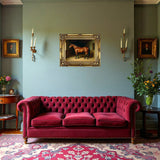 Gilt Framed Oleograph of a Bay Hunter "Persimmon" in a Stable