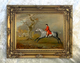 Fine Lithograph on Stretched Canvas of a Hunting Scene  - The Quorn Hunt