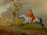 Fine Lithograph on Stretched Canvas of a Hunting Scene  - The Quorn Hunt