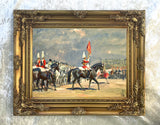 Fine Lithograph on Stretched Canvas - "The New Standard" after the original by Alfred Munnings
