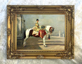 Ornate Framed Oil Painting Print on Canvas - The Drummer of the First Life Guards