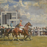 Fine Lithograph on Canvas - "Epsom" after the original by Alfred Munnings