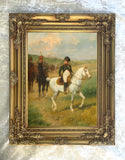 Fine Oleograph on Canvas of Napoleon on Marengo 1812