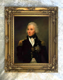 Superb Portrait of Admiral Horatio Nelson - Oleograph on Canvas