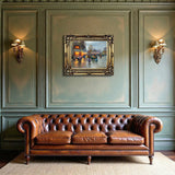 Stunning Oleograph on Canvas of Gare de L'est Paris aft. Eduoard Cortes