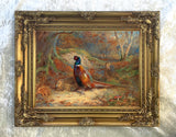 Pheasants in a Woodland Glade - Fine Lithograph on Canvas after Thorburn