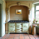 Fine Oleograph on Canvas Portrait of a Prize Pig outside a Stable