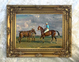 Fine Oleograph on Canvas of the Polo Pony Gargantilla after A.J.Munnings
