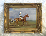 Fine Oleograph on Canvas of "The Polo Pony" after A.J.Munnings