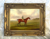Fine Oleograph on Canvas of the Racehorse "Hambletonian" aft. Sartorius
