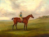 Fine Oleograph on Canvas of the Racehorse "Hambletonian" aft. Sartorius