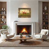 Fine Oleograph on Canvas of the Racehorse "Biddick" aft. John Nost Sartorius