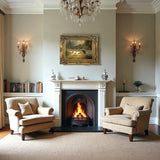 Framed Oleograph of  Setters in a Woodland Landscape