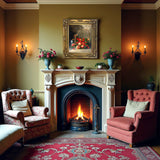 Exquisite Oleograph on Canvas - Fruit in a Wicker Basket - William Merritt Chase