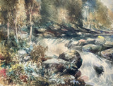 Superb Mid C19th Victorian Watercolour by Charles Brooke Branwhite (1817-1880) - River Landscape SOLD