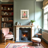 Exquisite Oleograph on Canvas Portrait of a young Ballerina