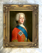 Fine Portrait of Bonnie Prince Charlie - Oleograph on Canvas