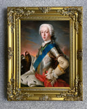 Fine Large Portrait of Bonnie Prince Charlie - Oleograph on Canvas