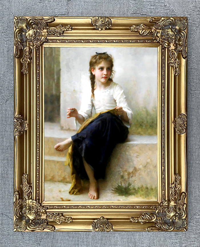 Exquisite Oleograph on Canvas - 