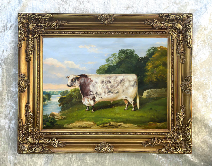 Fine Gilt Framed  Oleograph 