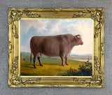 Gilt Framed  Oleograph "A Champion Bull"