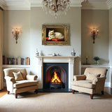 Oleograph on Canvas of a Cream Persian Cat on a Cushion in a Gilt Gesso Frame