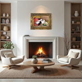Oleograph on Canvas of Cats at Play