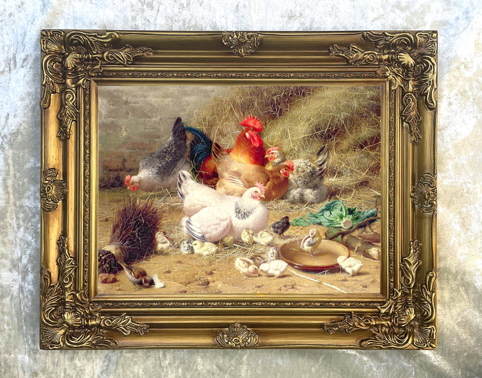 Fine Oleograph on Canvas - 