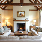 Gilt Framed Oleograph of Cocker Spaniels resting