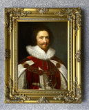 Fine Ornate Gilt Framed Oleograph of the Duke of Buckingham