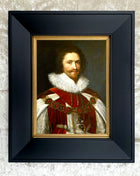 Fine Ebonised Framed Oleograph of the Duke of Buckingham