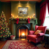 Fine Oleograph on Canvas of a Dutch Wintry Canal Landscape