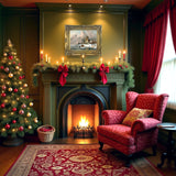 Stunning Oleograph on Canvas of a Wintry Dutch Canal Landscape