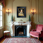 Fine Portrait of an Elizabethan Lady- Oleograph on Canvas in a Ebonised Wood Frame