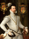 Fine Gilt Framed Oleograph - Portrait of an Elizabethan Gentleman
