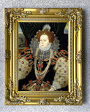 Gilt Framed Oleograph - Portrait of Elizabeth 1