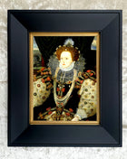 Gilt Framed Oleograph - Portrait of Elizabeth 1