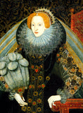 Fine Gilt Framed Oleograph - Portrait of Queen Elizabeth 1