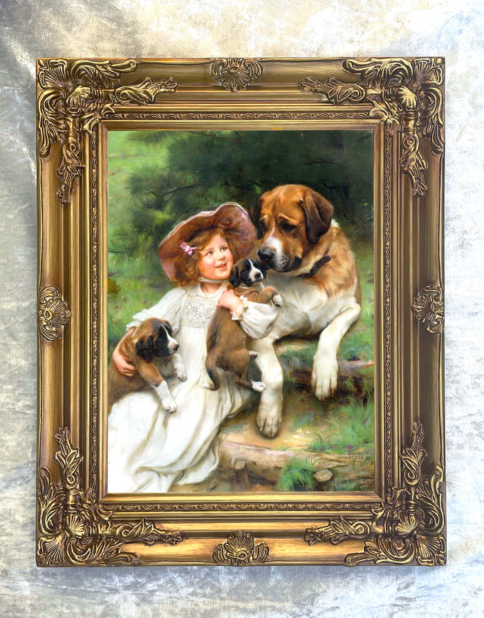 Fine Oleograph on Canvas - 