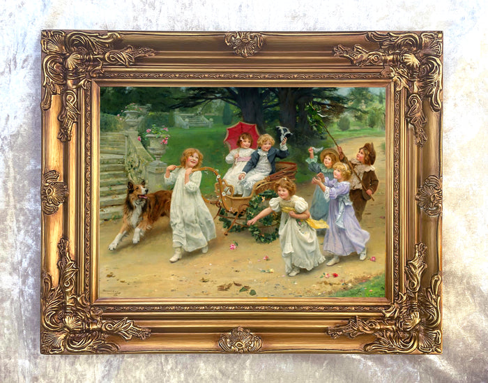 Fine Oleograph on Canvas - 