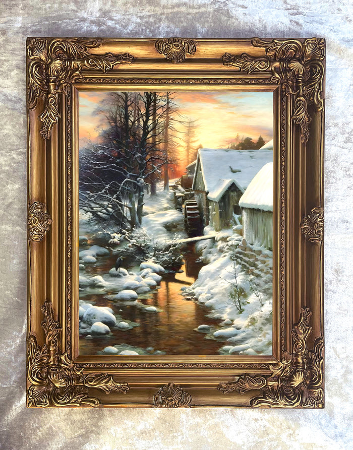 Stunning Oleograph on Canvas of 