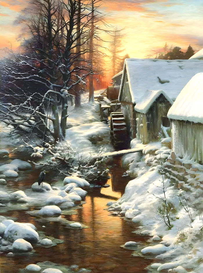 Stunning Oleograph on Canvas of 