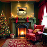 Stunning Oleograph on Canvas of Sheep at Winters Twilight after Farquharson